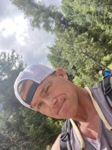 Matt Miller, inspirational talker outdoors in nature